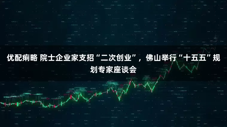 优配痢略 院士企业家支招“二次创业”，佛山举行“十五五”规划专家座谈会